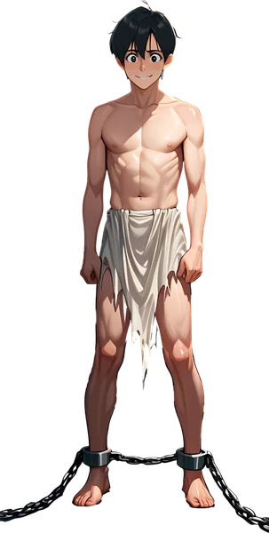 Victor, Natalie's husband, chained in Hell