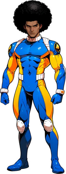 Jerome, security officer, in a flight suit